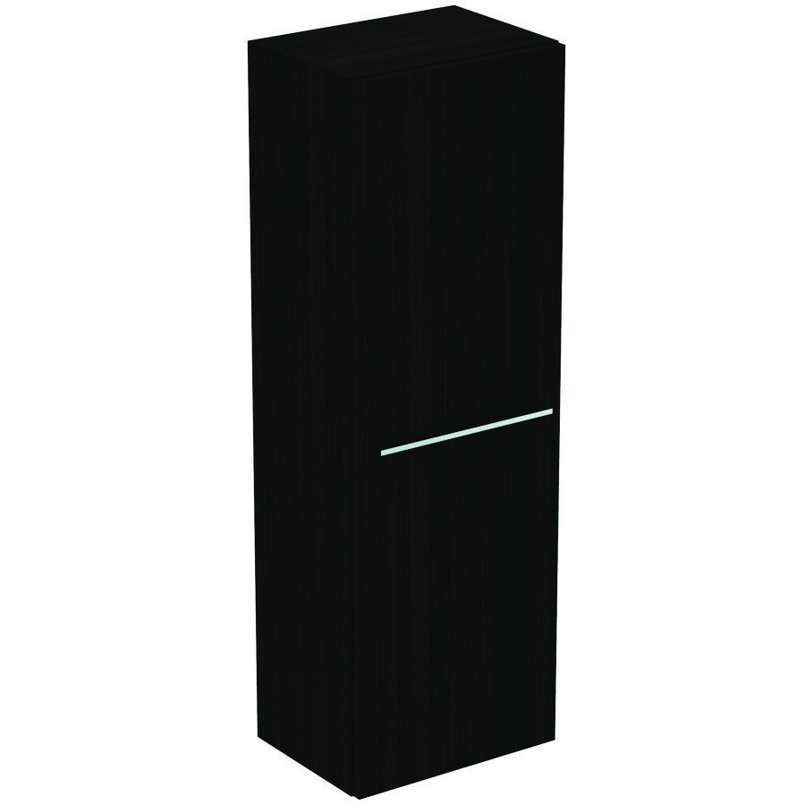 Kolomkast halfhoog LIFE-A 120x40cm 2x deur coffee donker eiken