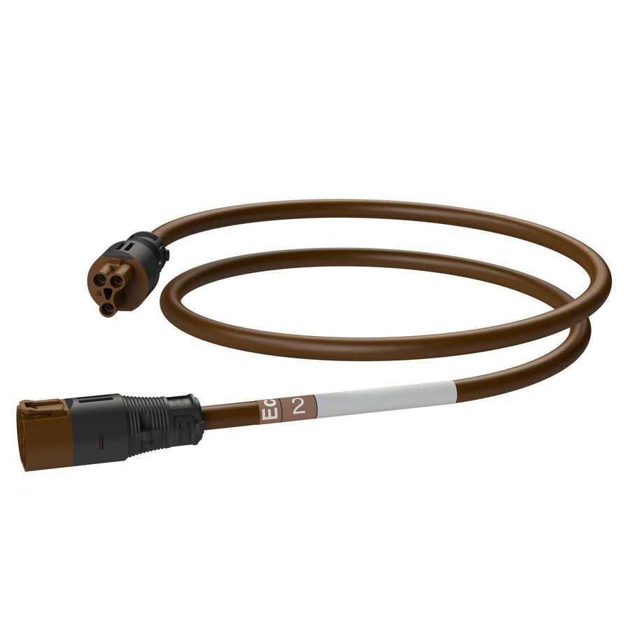 Koppelsnoer AW 2m 3x1,5 bruin Eca VVE=10