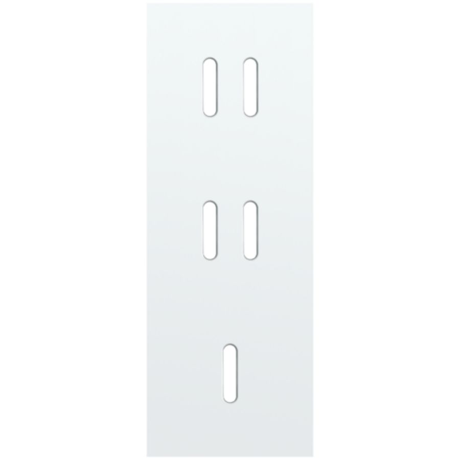 Afdekplaat 3-voud vertic. 71mm centerafst 154-56954