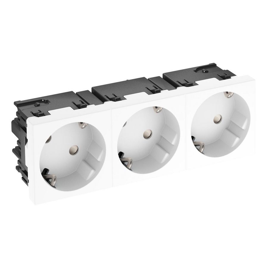 Contactdoos 3-vdg 33gr mod.-45 zijaansl. 250V 10/16A 6120503