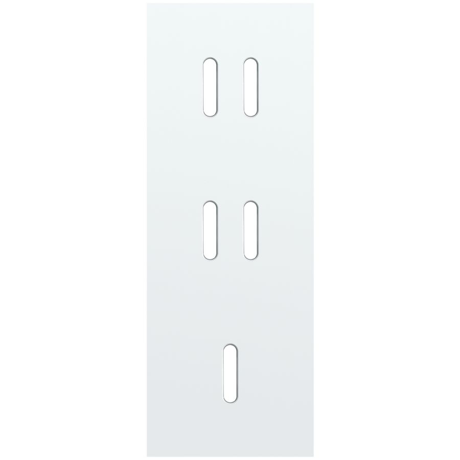 Afdekplaat 3-voud vertic. 71mm centerafst 154-56954