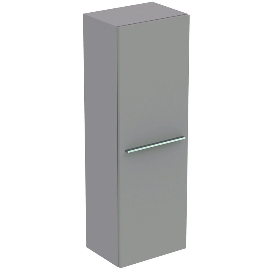 Kolomkast halfhoog LIFE-A 120x40cm 2x deur mat lichtgrijs