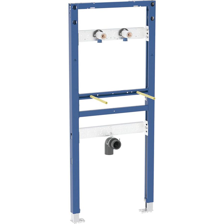 Duofix element voor wastafel 130cm voor wandkraan opbouw