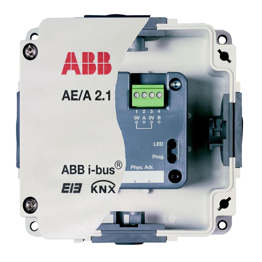 Analoge ingang KNX 2-voudig opbouw