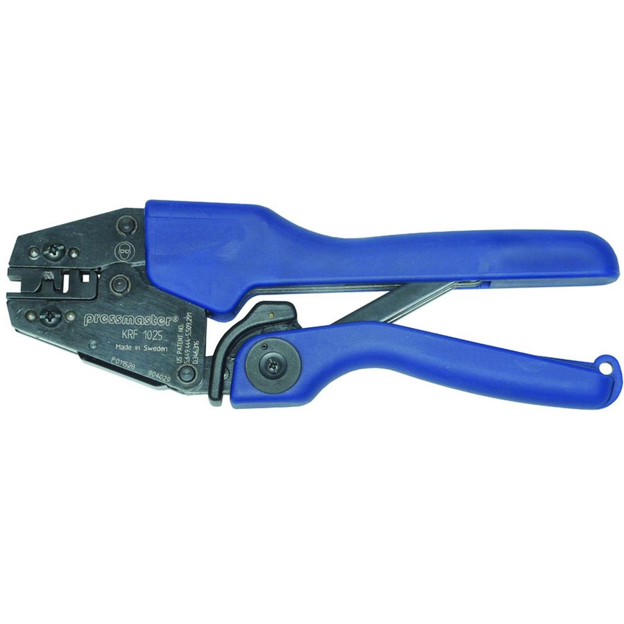 Sperkrimptang ongeisol. haakse kabelschoenen 1,0-2,5mm²
