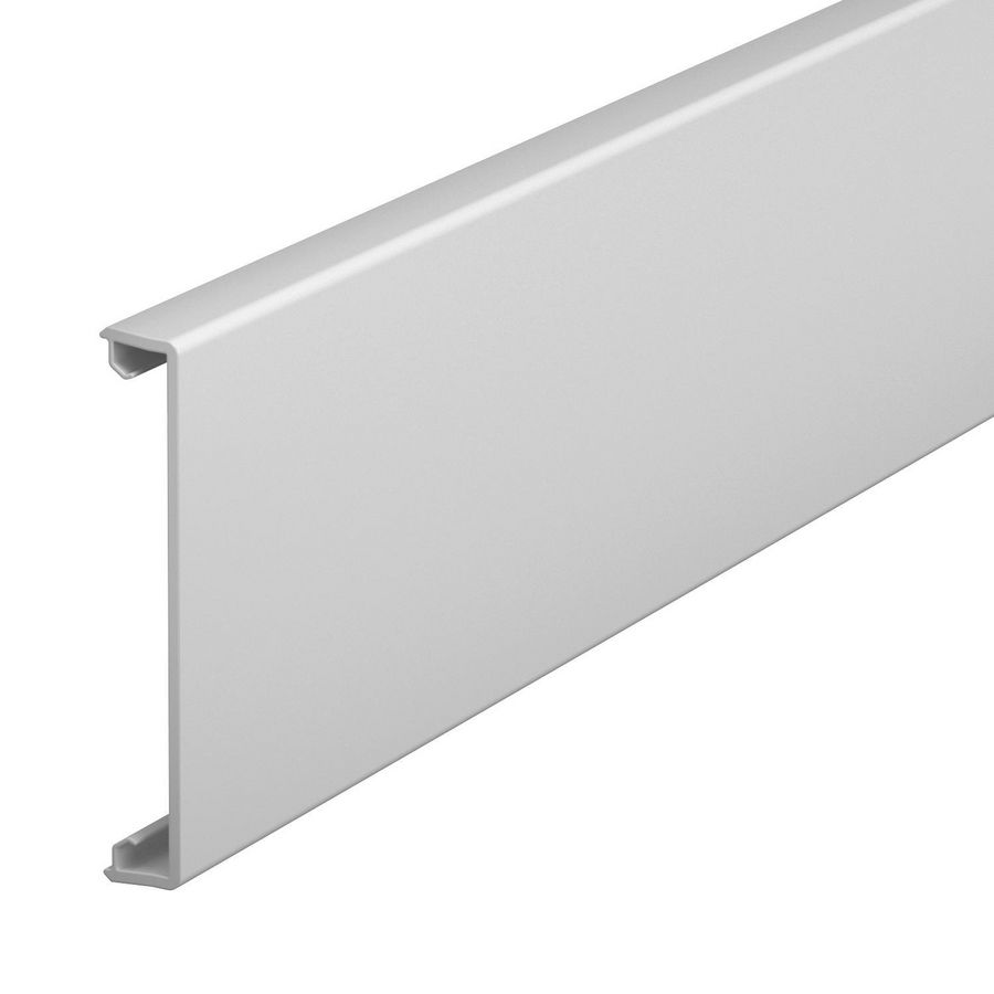 Lengte a 2m. Deksel Kunststof wandgoot 80x2000mm lichtgra