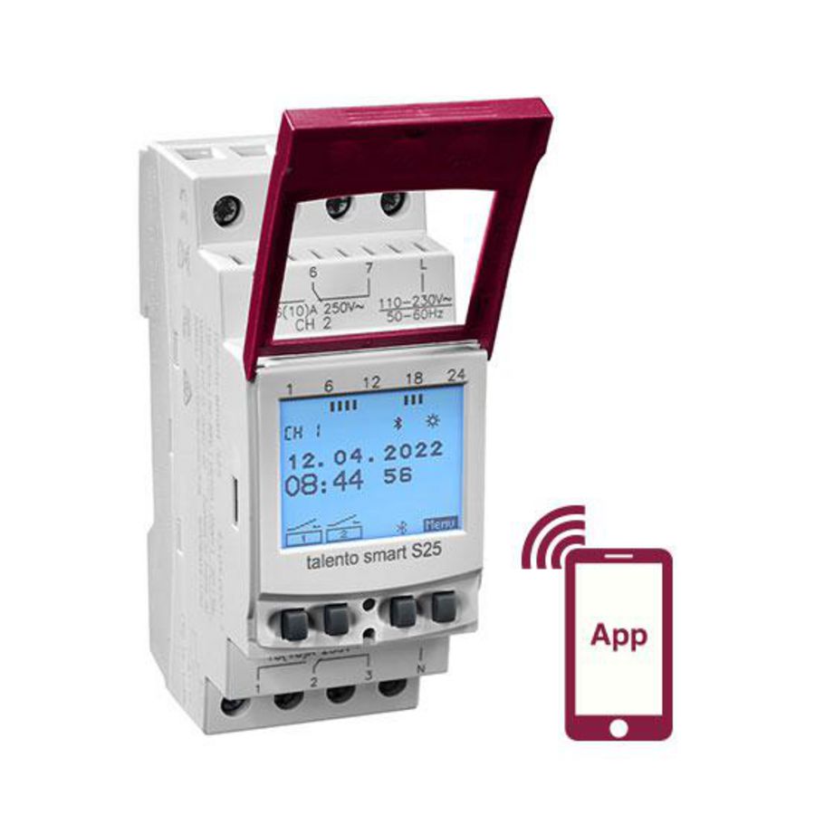 Schakelklok digitaal Talento Smart S25 110-230V AC