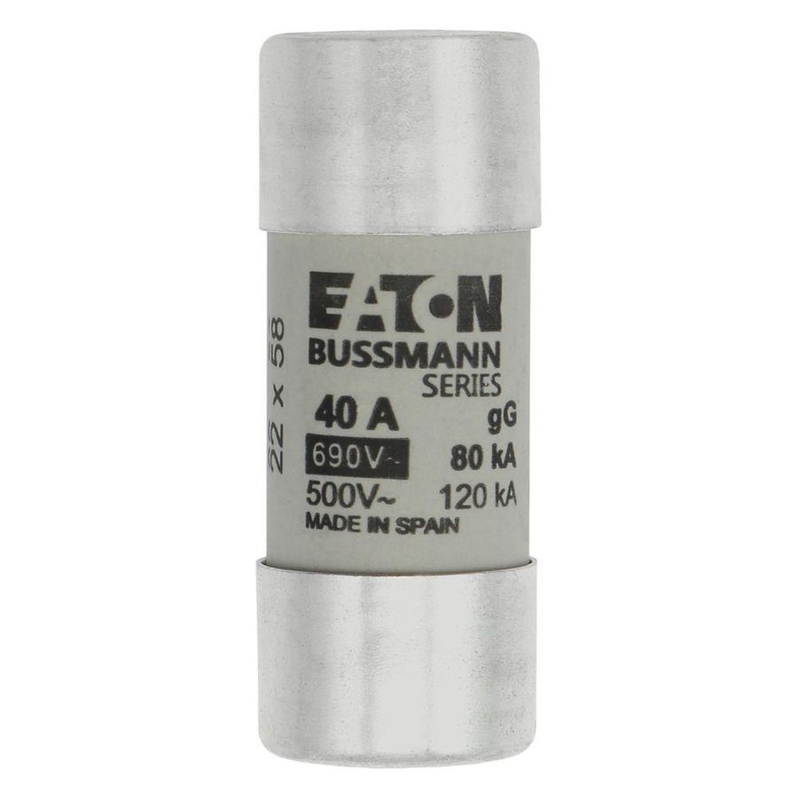 Zekering laagspanning 40A AC 690V 22x58mm gL/gG IEC VVE=10