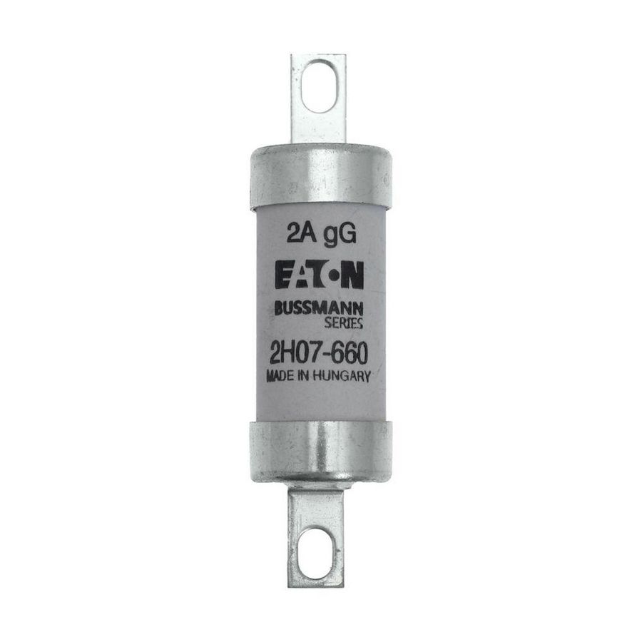 Zekering laagsp. 2A AC 660V DC 250V BS88/A2 22x82 VVE=20