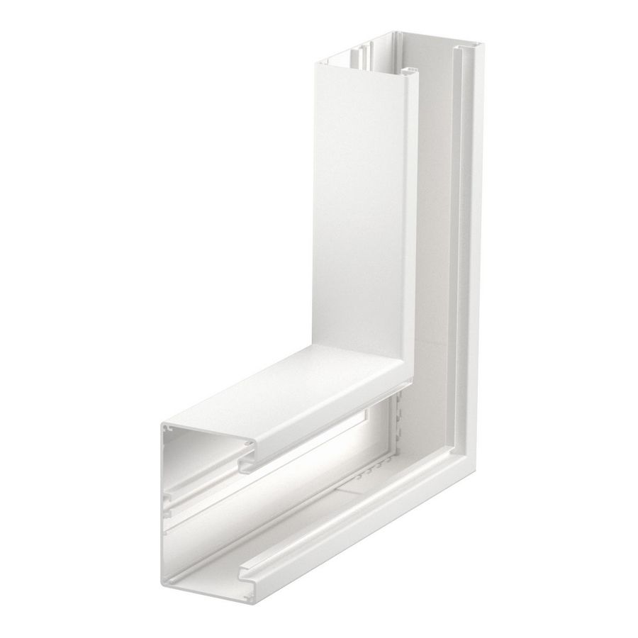 Vlakke hoek stijg RAL 9010 Wandgoot 70x110 symetrisch 70x110
