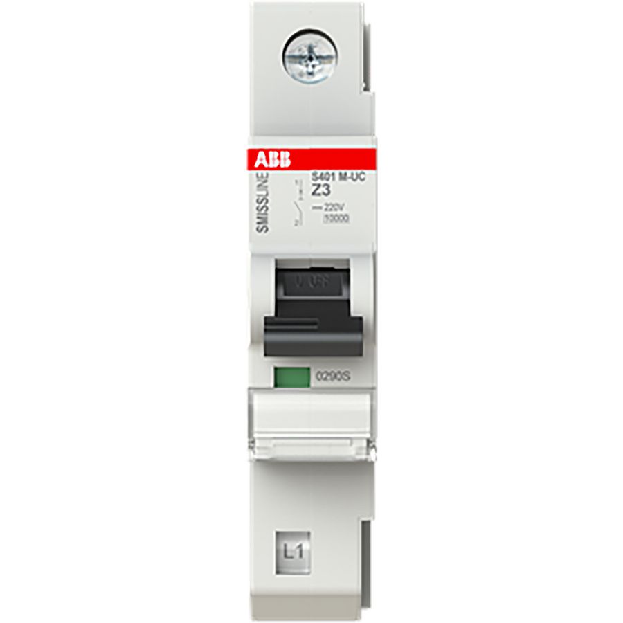 Installatieautomaat 1-polig UC-Z-karakteristiek 3A 10kA