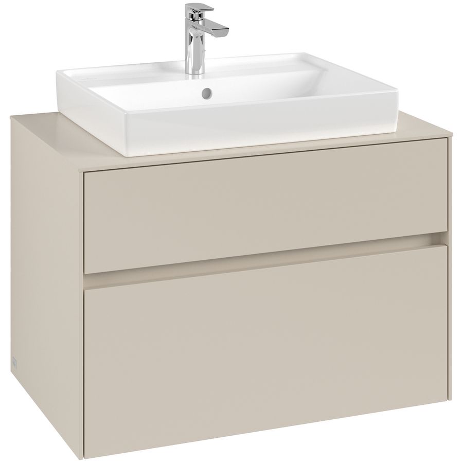 Wastafelonderkast Collaro 800x548x500mm Cashmere Grey C080B0VN