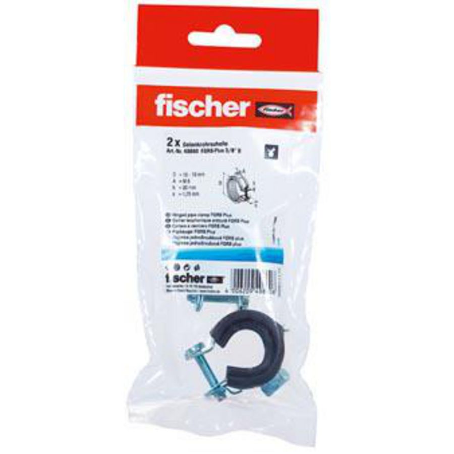 Premium scharnier pijpbeugel FGRS Plus 3/8" B DHZ
