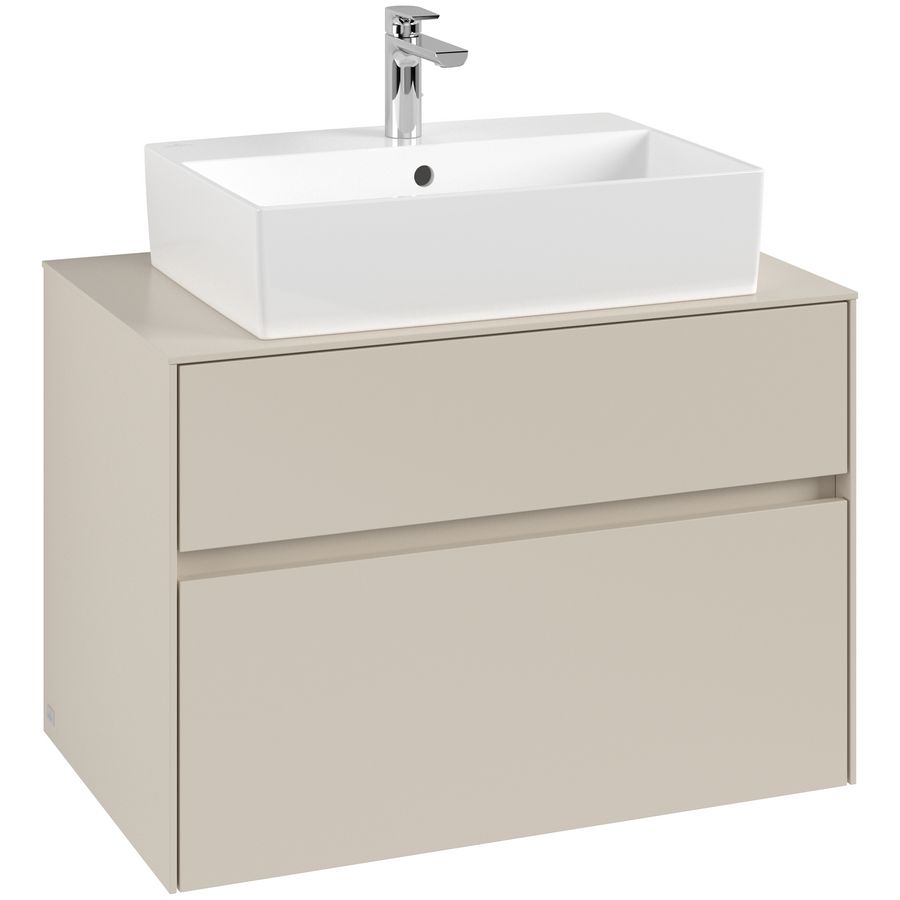 Wastafelonderkast Collaro 800x548x500mm Cashmere Grey C12400VN