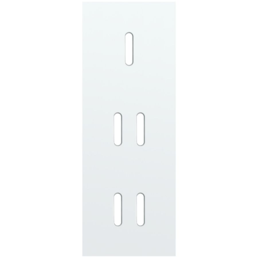 Afdekplaat 3-voud vertic. 71mm centerafst 154-56953