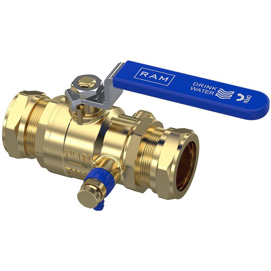 Kogelafsluiter S28 35mm knel DN32 PN10  Kiwa VVE=2