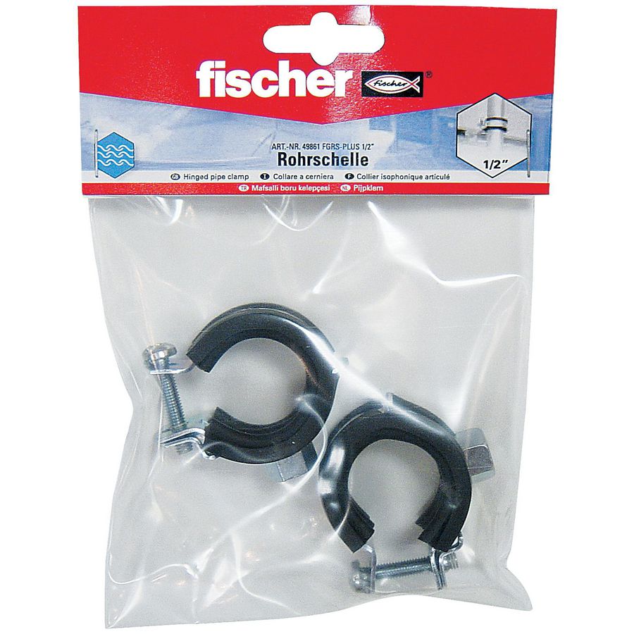 Premium scharnier pijpbeugel FGRS Plus 1/2" B DHZ