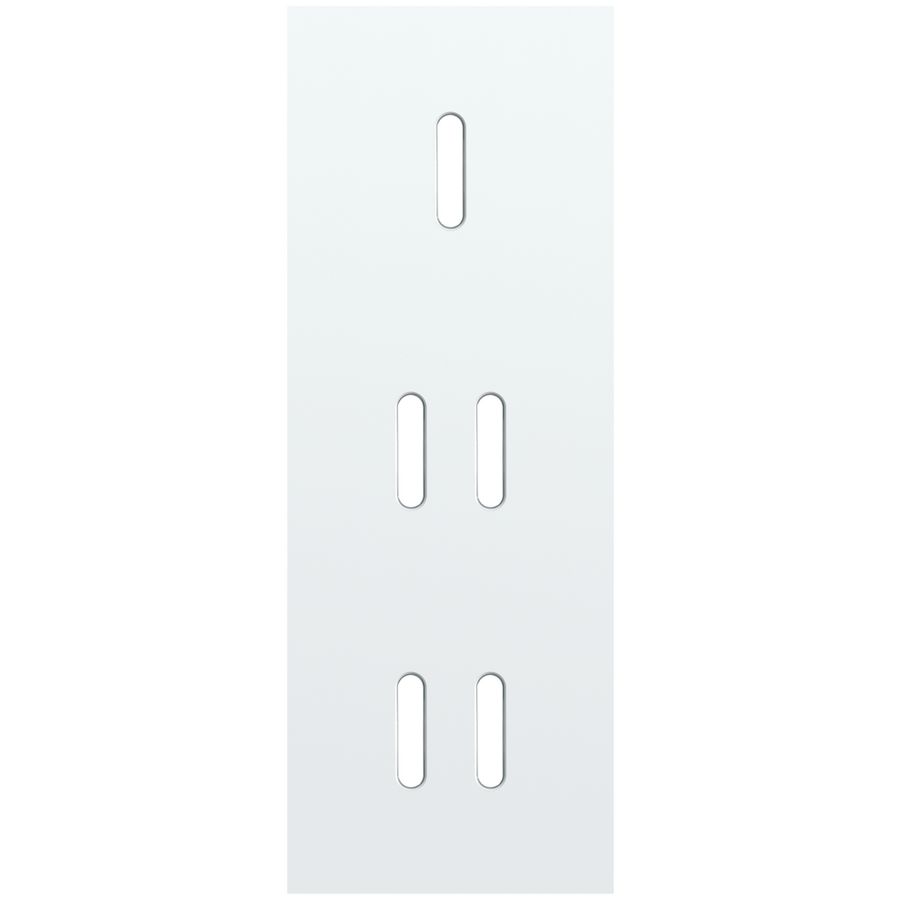 Afdekplaat 3-voud vertic. 71mm centerafst 154-56953