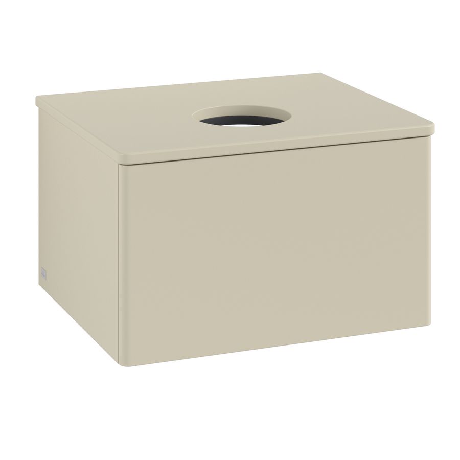 Wastafelonderkast Antao 600x360x500mm S.Grey Matt Lacquer L29010HJ