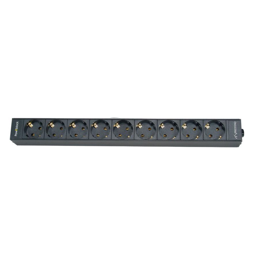 PowRblock 19" Horizontal 9 x Schuko