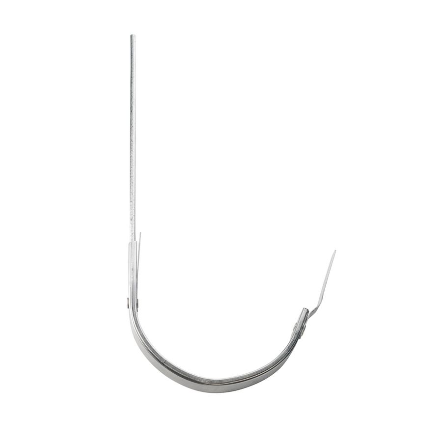 Mastgootbeugel M400 ommanteld gegalv./zink recht klang/klang 30x5mm