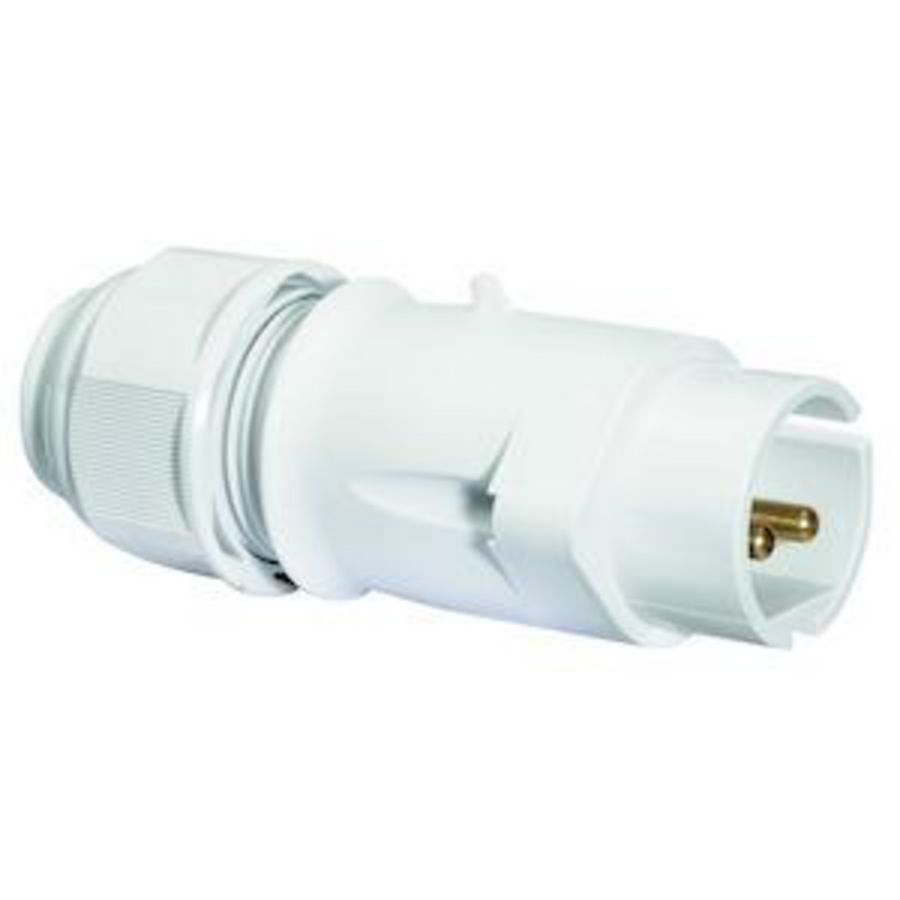 Steker 10h 16A 2P 50V IP44 MG Ni