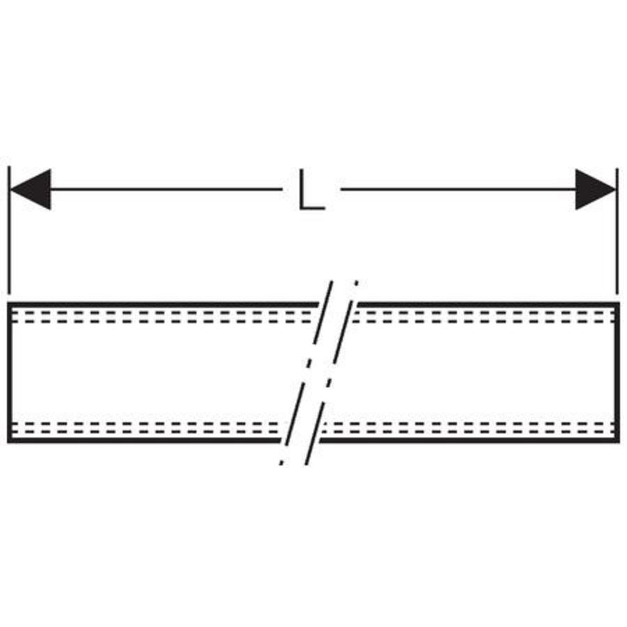 Lengte a 115cm draadbuis 1/2"bu.dr. verzinkt