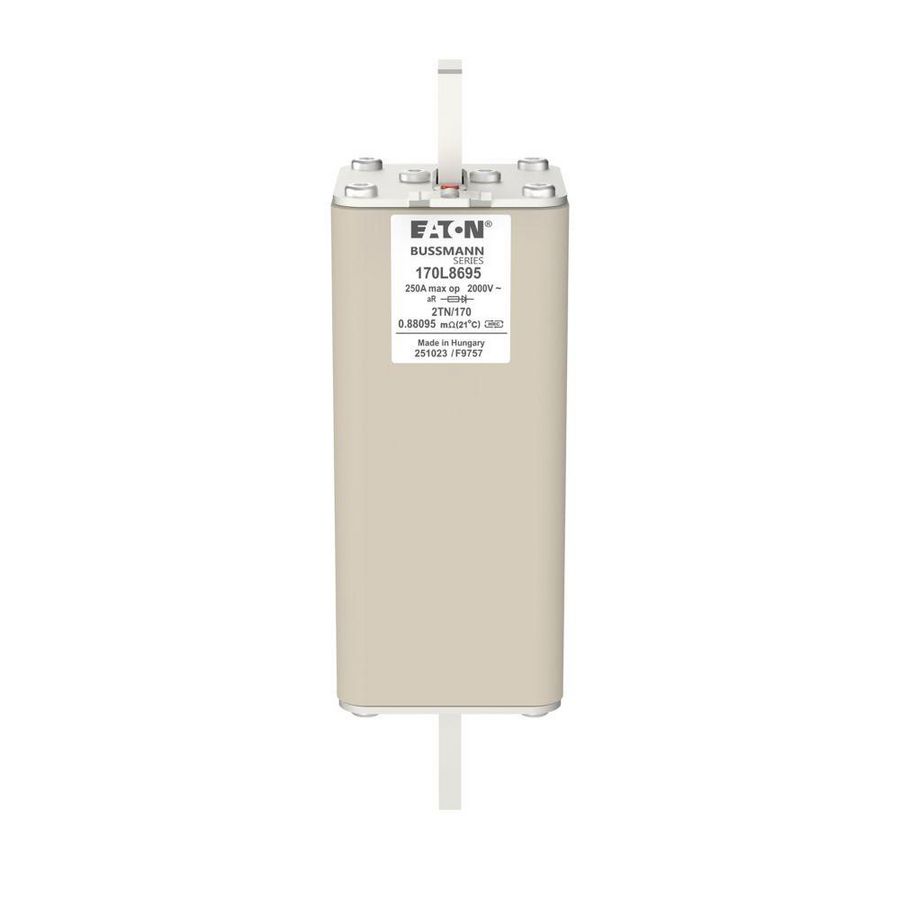Zekering hoge snelheid 250A AC 2000V 2 61x75x202mm a VVE=2