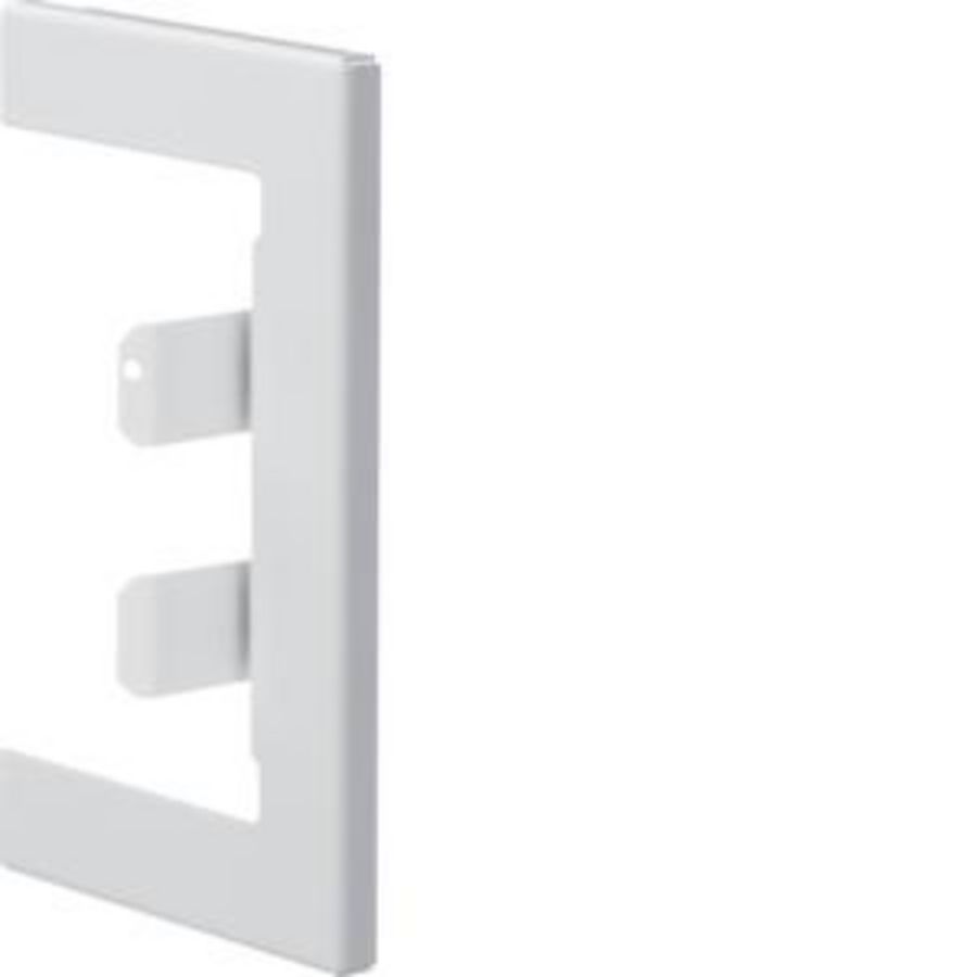 Wandrozet BR65 65x100mm staal verkeerswit