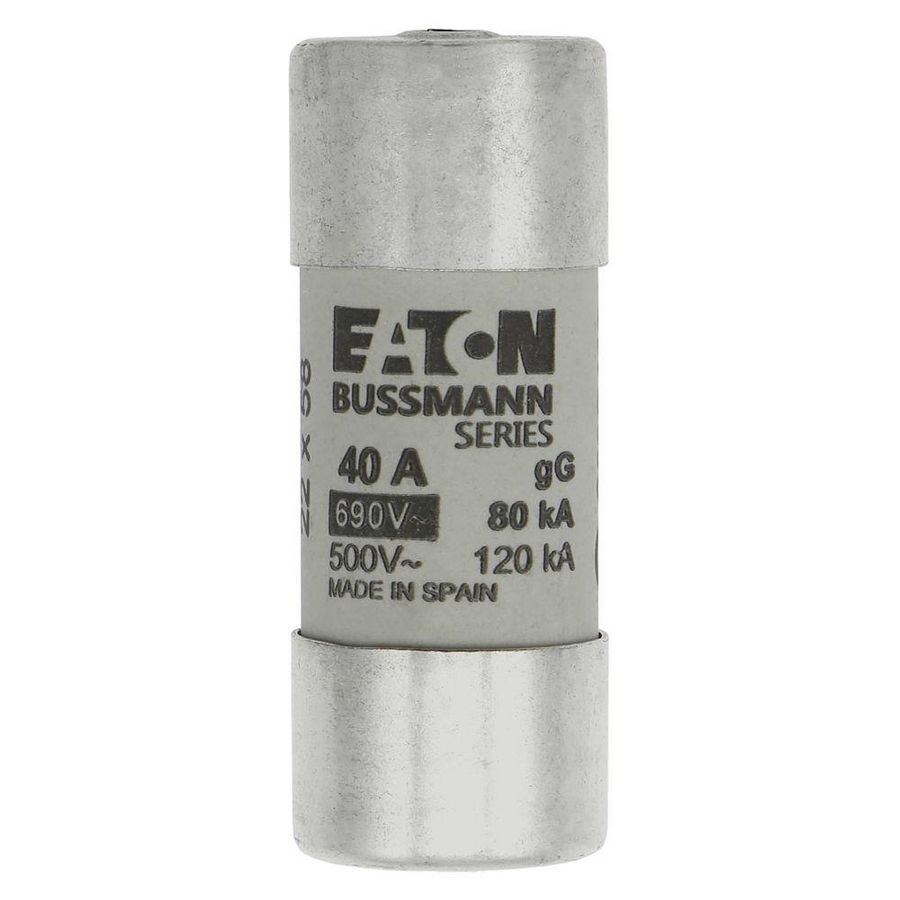 Zekering laagspanning 40A AC 690V 22x58 gL/gG met sl VVE=10