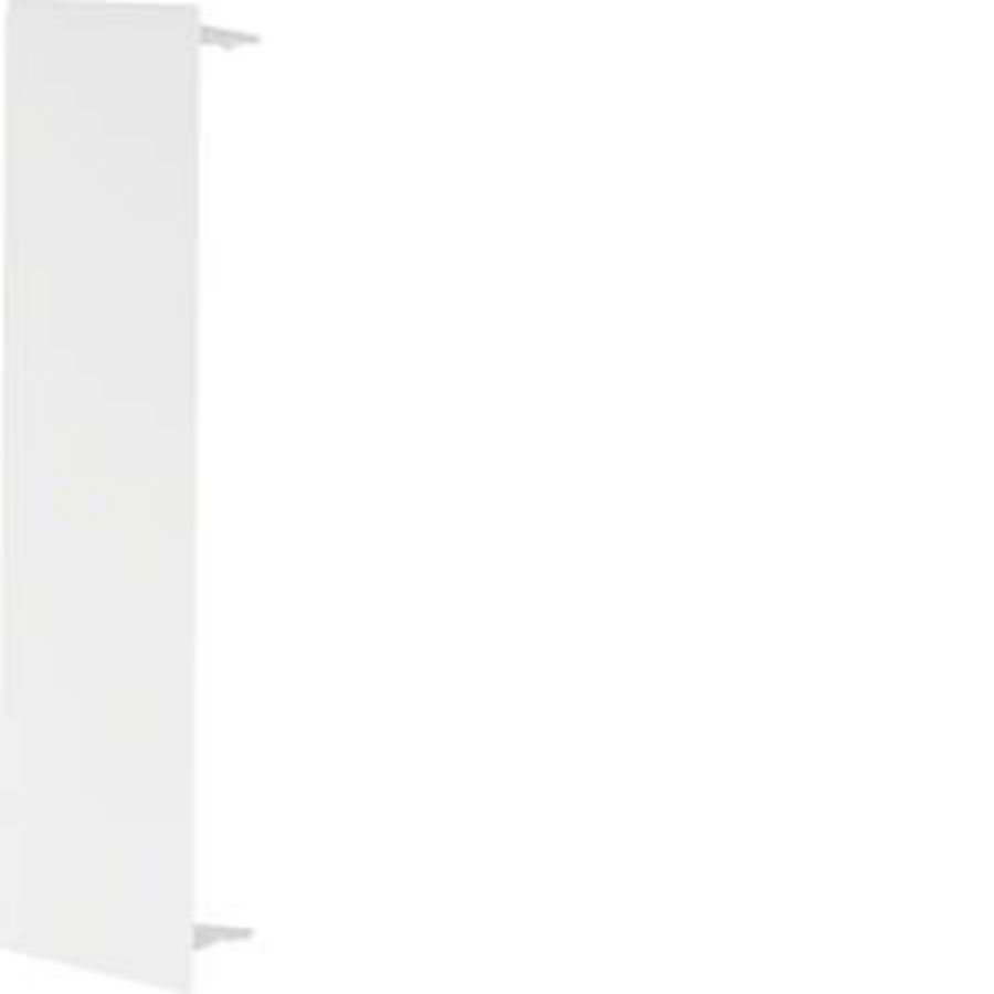 Eindplaat voor goot 60x200mm LFS verkeerswit