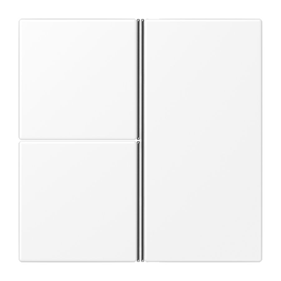 Tastafdekking F40 LS 3-voudig matwit KNX/eNet