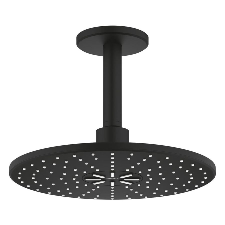 Rainshower smartactive 310 hoofddouche-set rond plafondmontage duo phantom black excl. inbouwbox (prof)