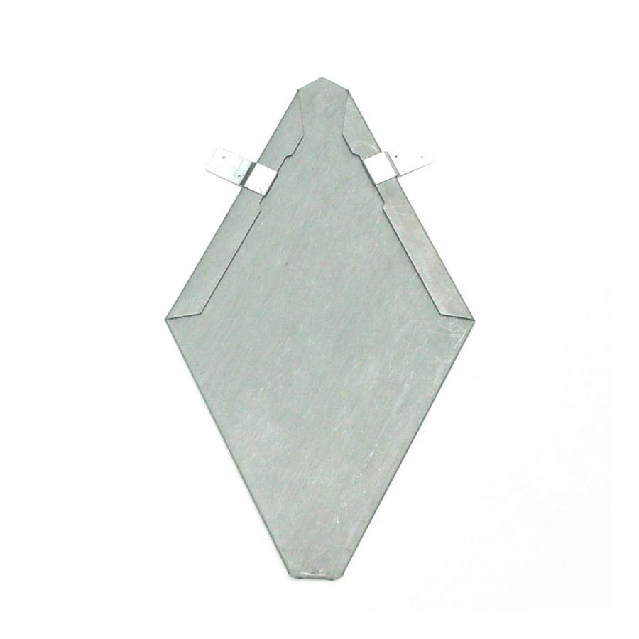 RHEINZINK walsblank losange ruit 285 263x453mm VVE=40