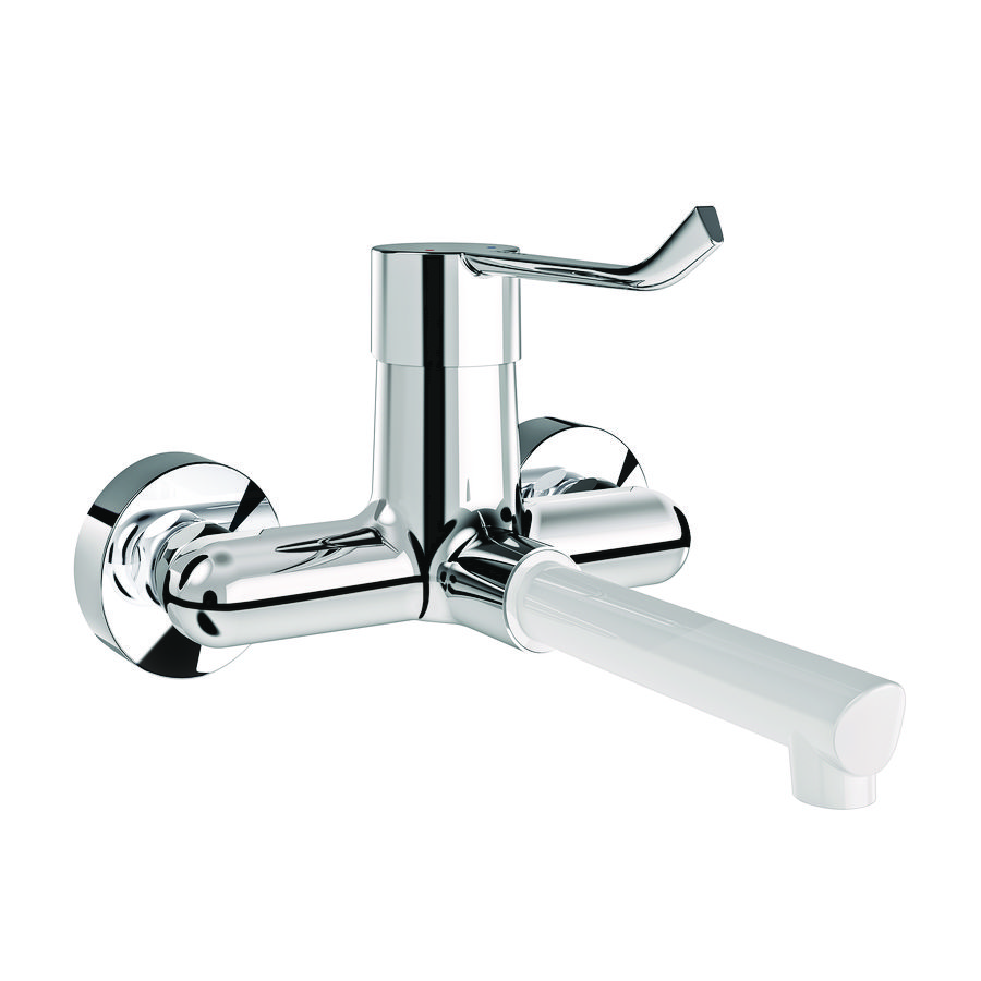 Muurmengkraan+wegw. uitloop L180 S-kop. hartafst.150mm