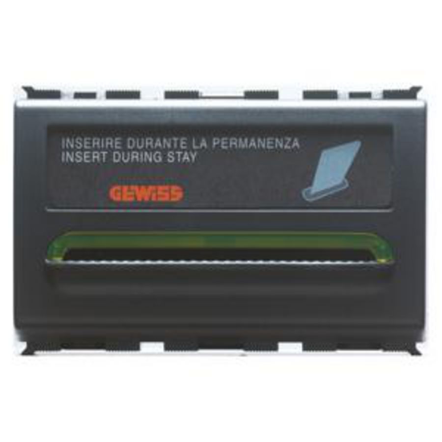UNI. BADGESCHAKELAAR-VERLICHTING LOCALISATIE-250 V-1P NO-1
