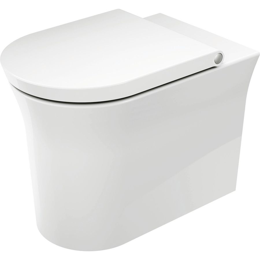 White Tulip #200109 Staand toilet wit 580mm HygieneGlaze