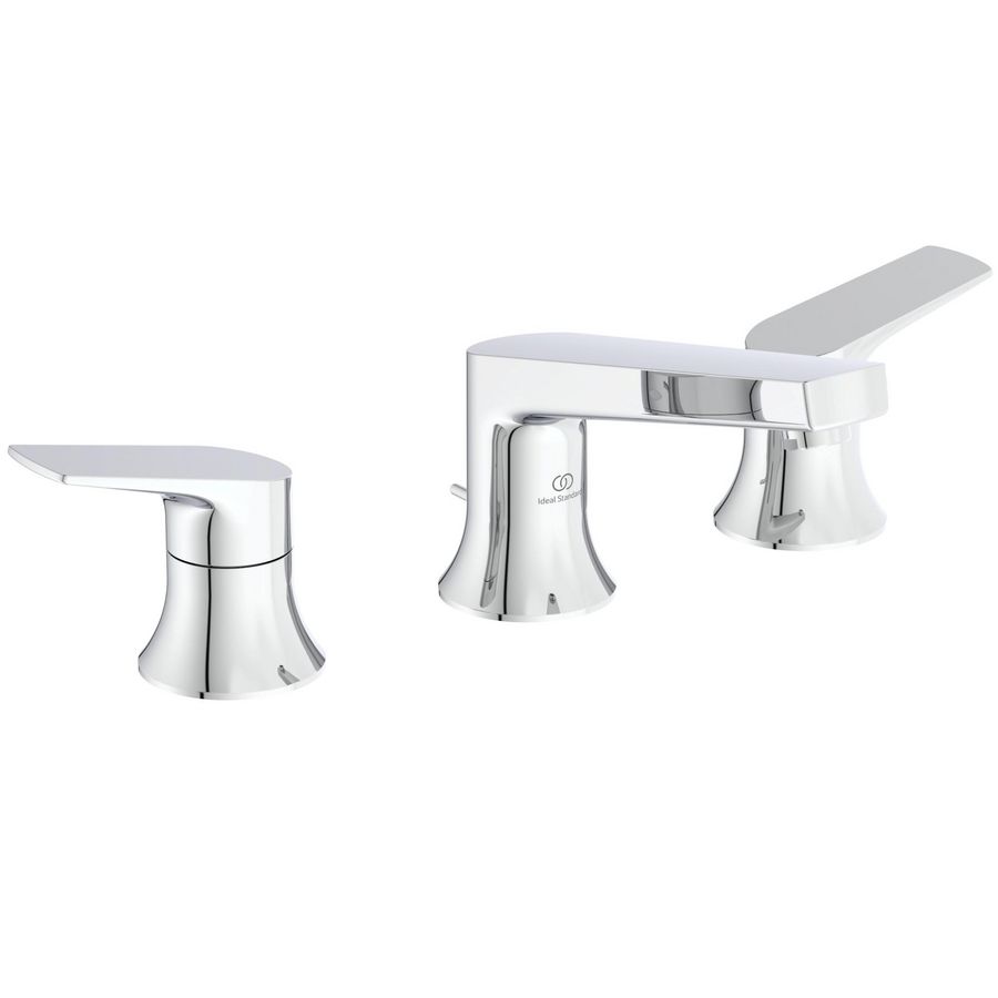 2-greeps wastafelkraan 324x183x105mm chroom 3.8l/m m. waste La Dolce Vita