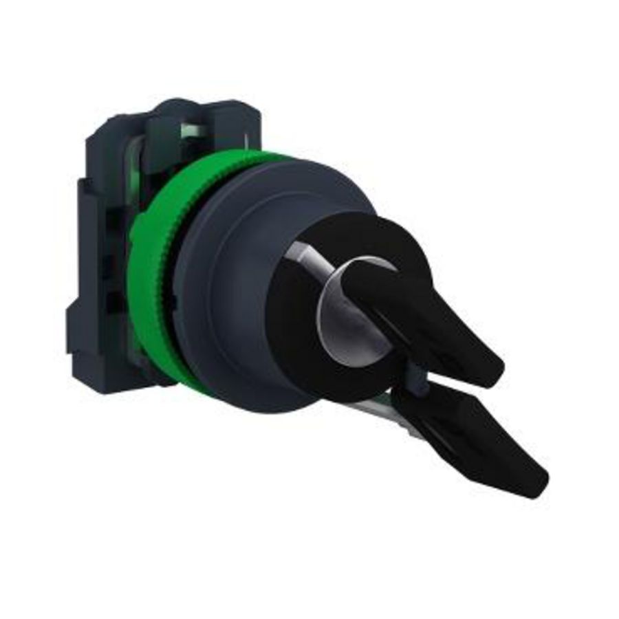 Key switch selector Flush moun plastic black 30 key ngr.455