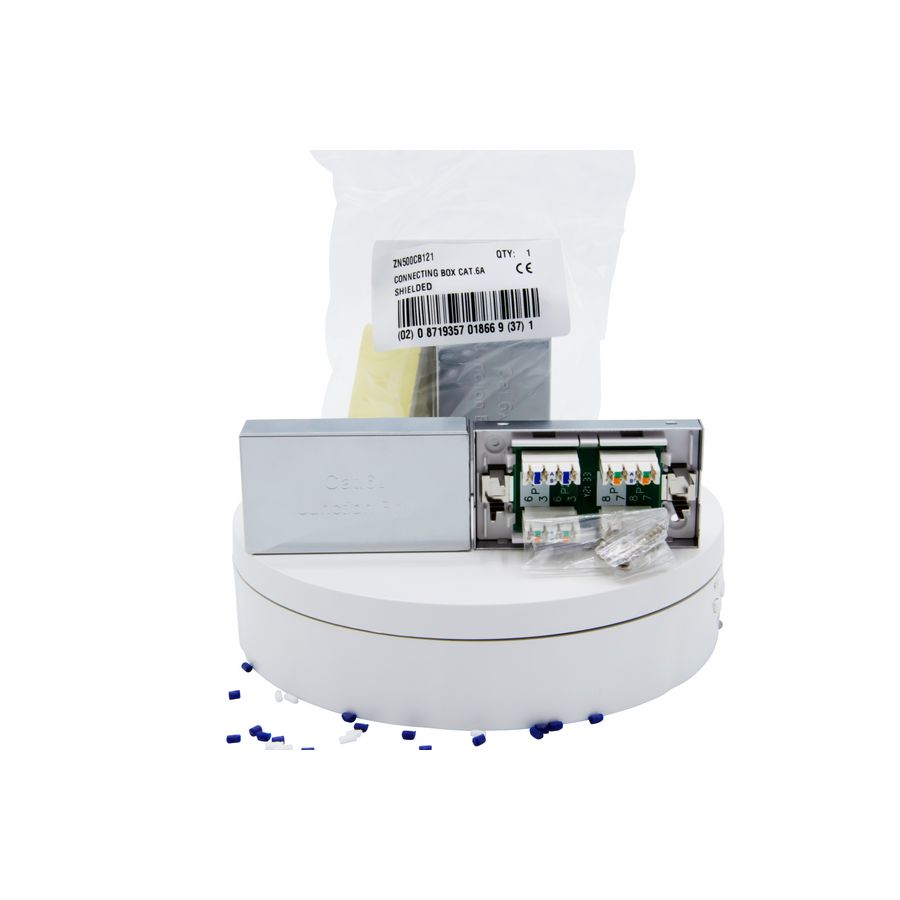 CONNECTING BOX CAT6A SHIELDED LSA+ Lasbox