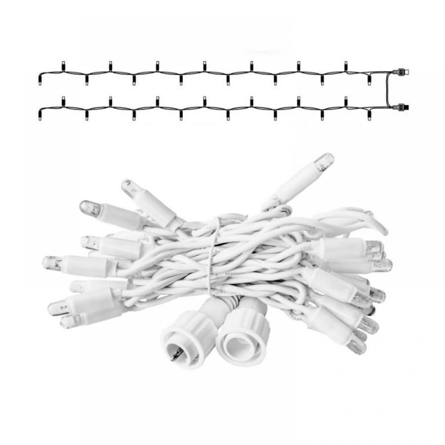 Endstring PS230 L=2x1,5mtr. 2400K WW+ witte draad
