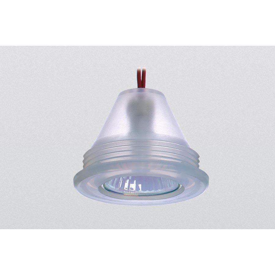Siliconen behuizing MAXI laagsp.halogeen inb.lichtspot trans