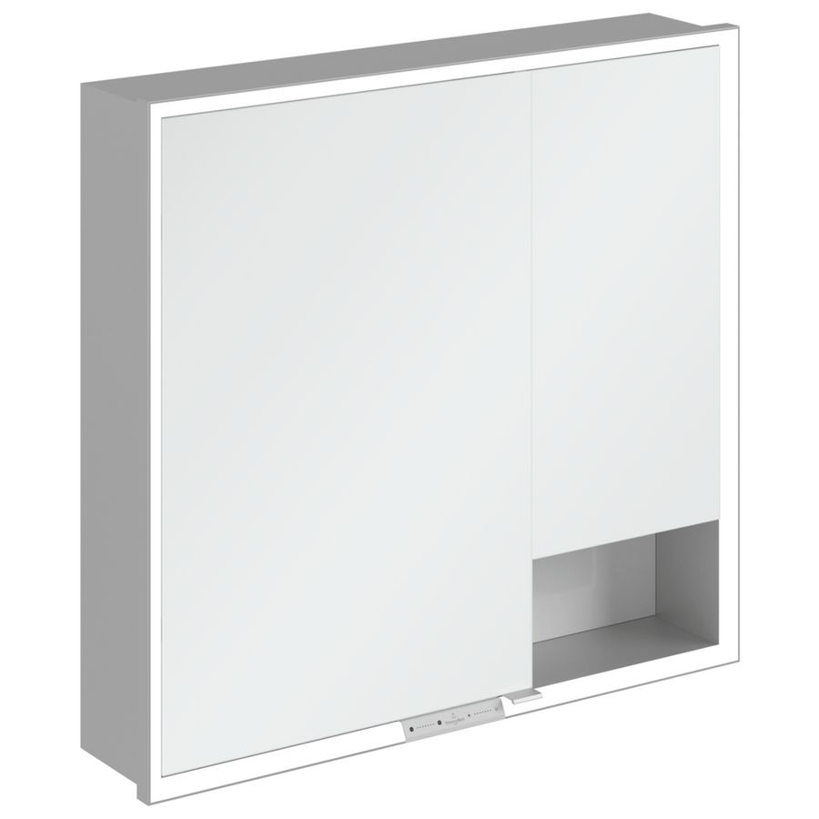 Inbouw-spiegelkast My View+ 800x750x168mm Brilliant White