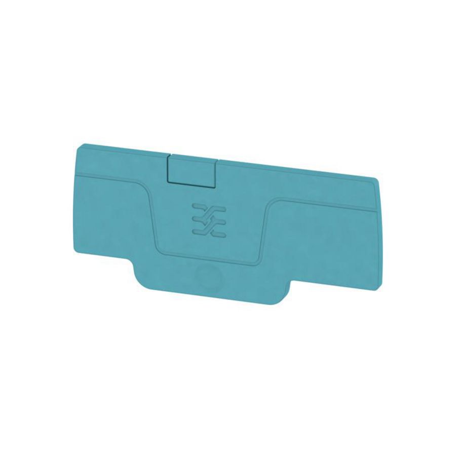Afsluit- eindplaat blauw h:59.61mm b:2.1mm V-0 Wem VVE=50