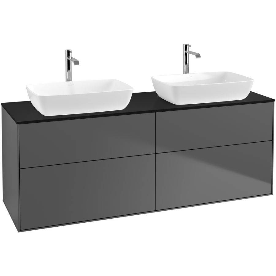 Wastafelonderkast Finion 1600x603x501mm Antr. Matt Lacquer G84200GK