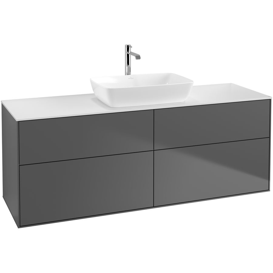 Wastafelonderkast Finion 1600x603x501mm Antr. Matt Lacquer G85100GK