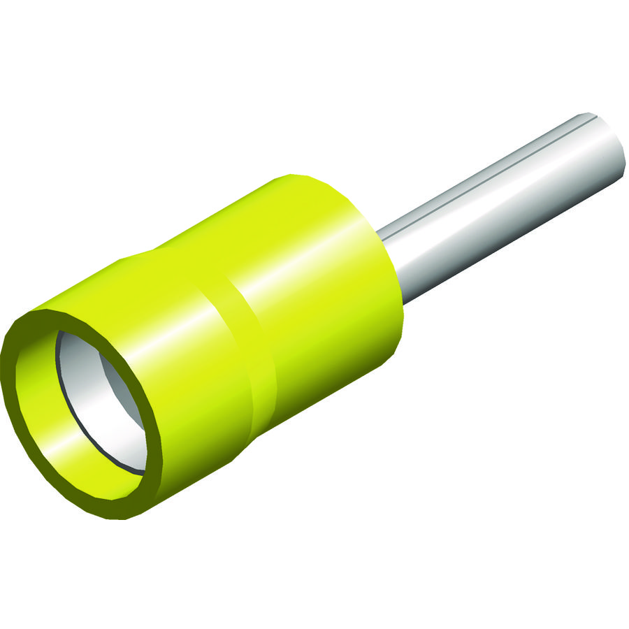 Doos a 100st. Stiftkabelschoen geel 4,0-6,0mm²