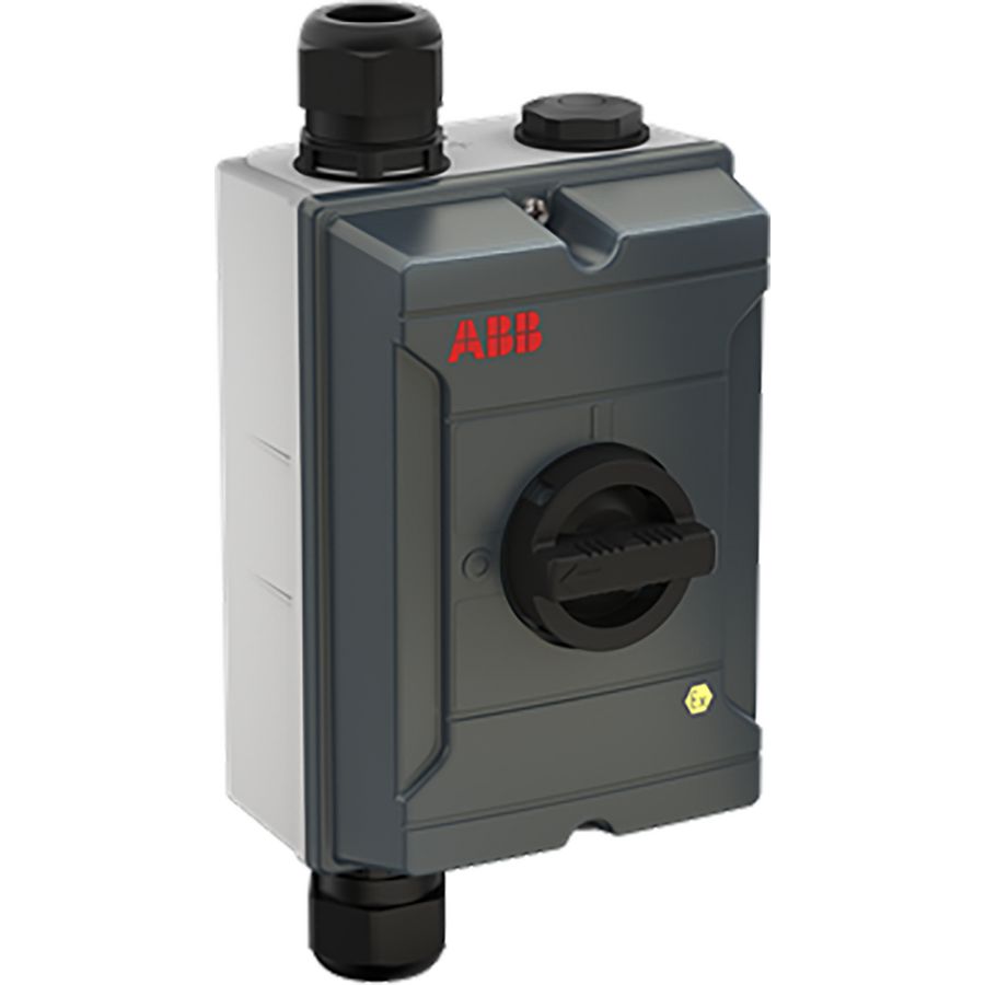 Onderhoudschakelaar ATEX, aluminium,100A, 3P, zwa OTA100GS3BX