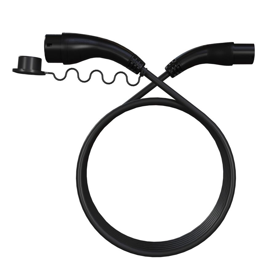 5 m Straight Type 2 Cable Black