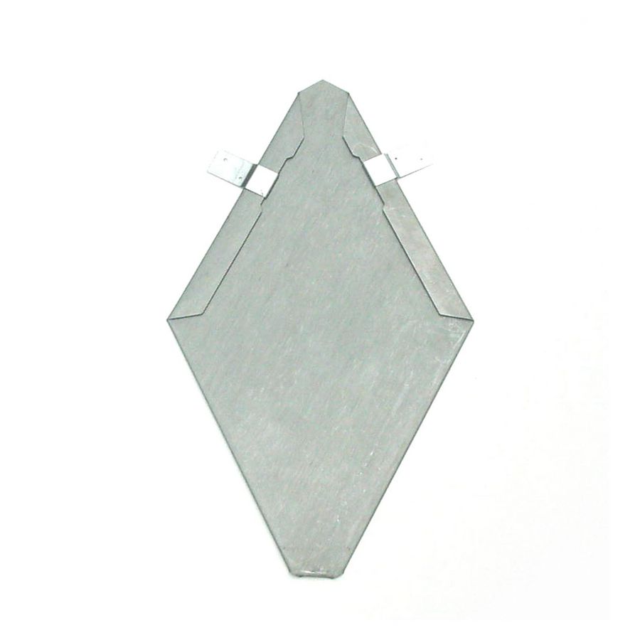 RHEINZINK PreP blue-grey Losange ruit 200 168x309mm